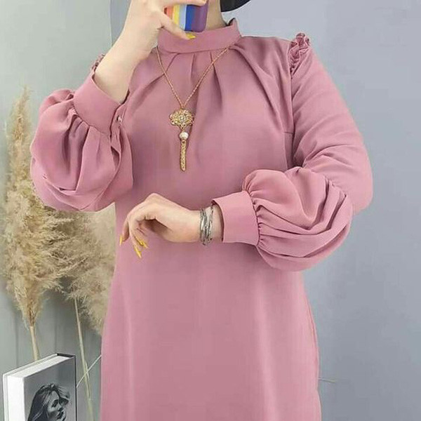 شومیز یقه و استین پیلی خور زیبا