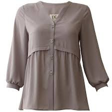 تونیک کمر چین دار یقه هفت