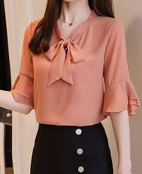 بلوز مجلسی زیبا استین کلوش و خاص