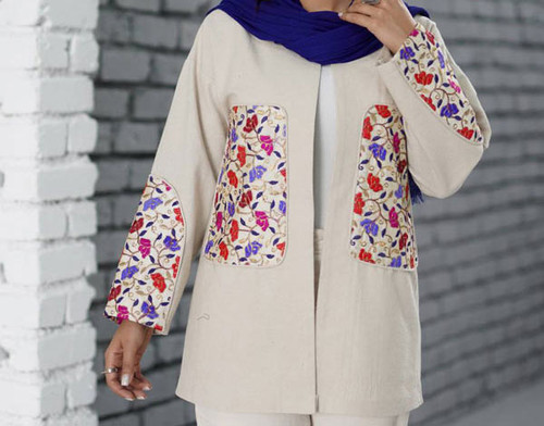 مانتو خرجکار شده فری وخوش پوش